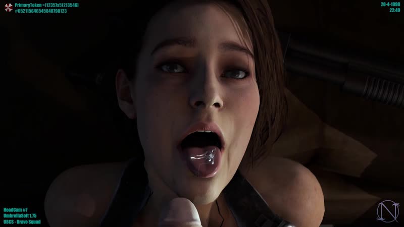 (sound)jill valentine pov blowjob; facefuck [resident evil;porn;hentai;oral;fellatio;sex;rough;r34;blender;porn;sex;blow job]