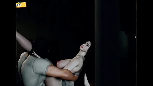 Hentai 3D- Bandit and young girl on stress