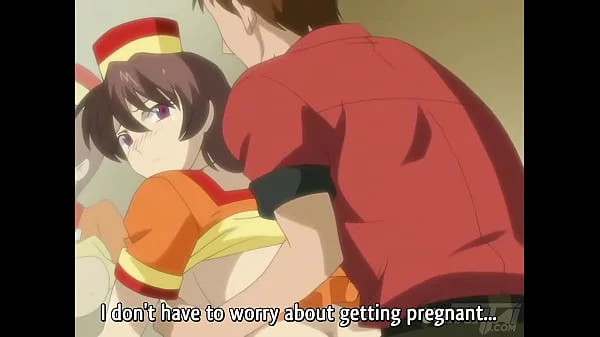 Boss Touches his Young Employee While Treating a Customer - Hentai Uncensored [Subtitled]