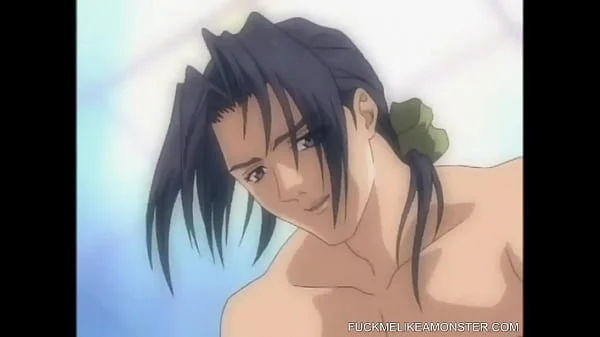 Anime teen sex orgy with busty slut spit roast