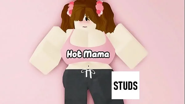 STUDS - Brunette step mom MILF shows off in nude photo shoot (ROBLOX PORN/RR34)